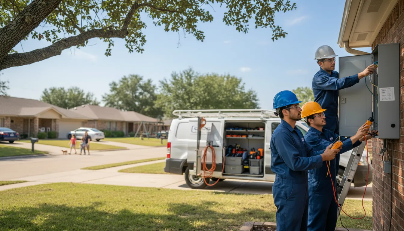 Certified electrician providing emergency electrical services in Yoder, CO